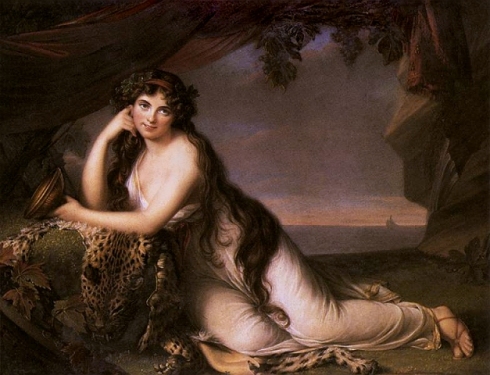 Emma as Ariadne, by Elisabeth Vigée-Lebrun